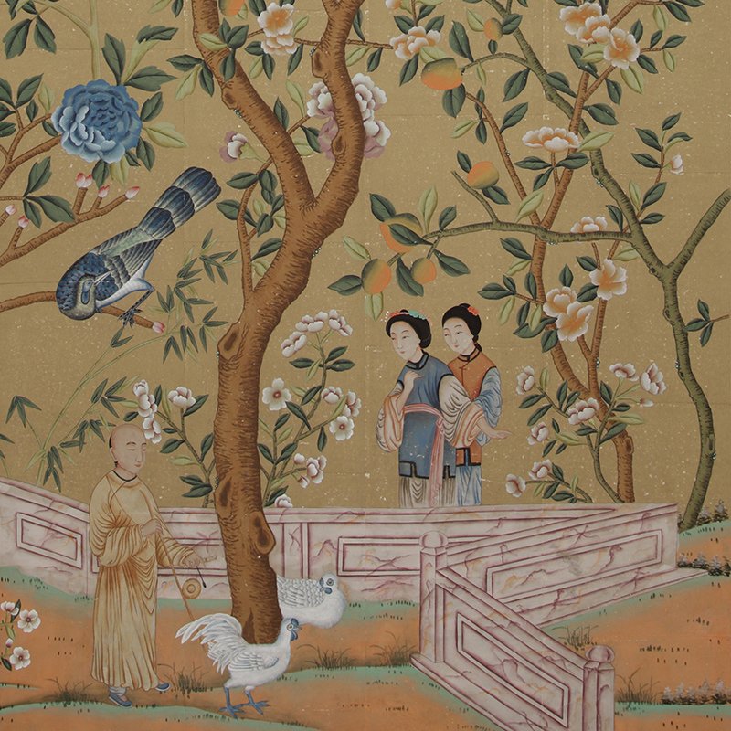 Chinese wallpaper, Art and collections