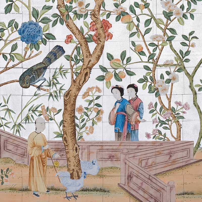 Chinese wallpaper, Art and collections