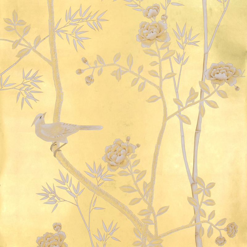 Chinoiserie Wallpaper Mural Birds Branches Blossom Art Removable Textured  Vinyl  eBay