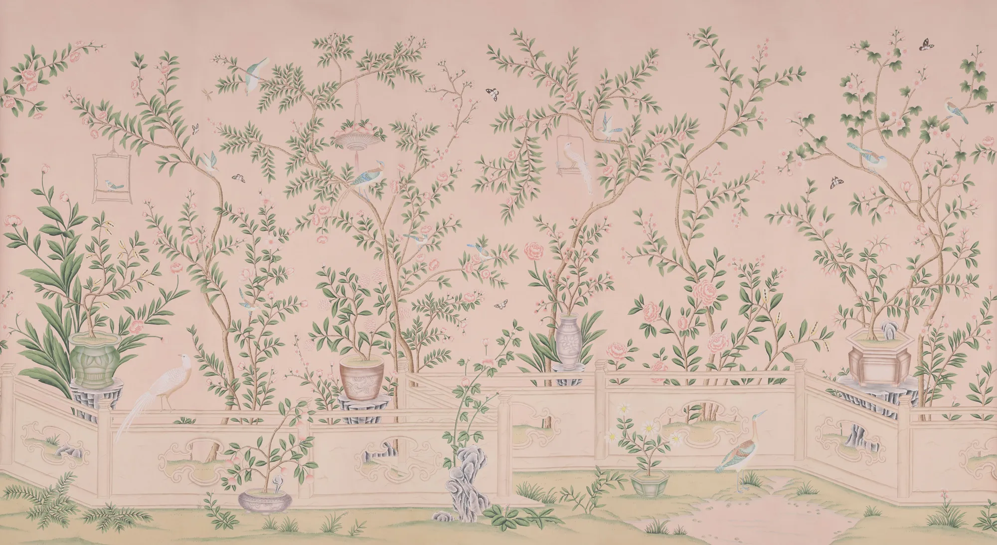 Special colourway on Edo Hibiscus painted Xuan paper