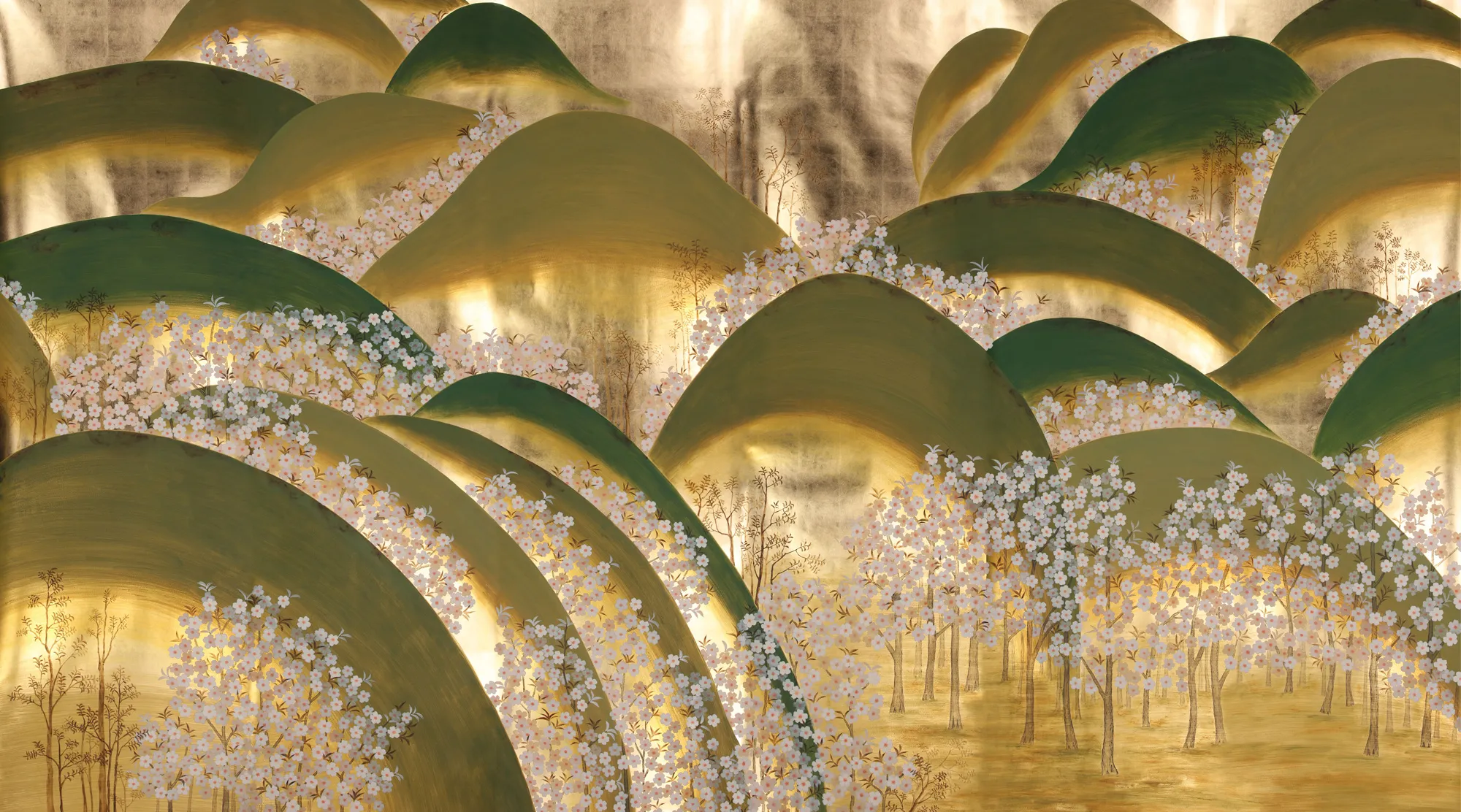 Special Colourway on Deep Rich Gold gilded tea paper