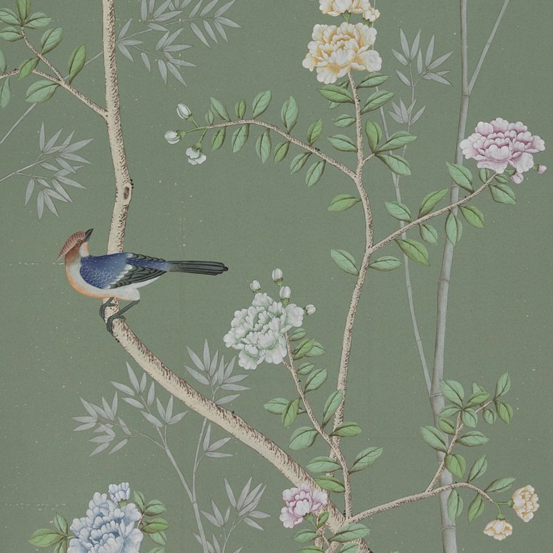 NextWall 405 sq ft Carolina Blue Jasmine Chinoiserie Vinyl Peel and  Stick Wallpaper Roll NW43412  The Home Depot