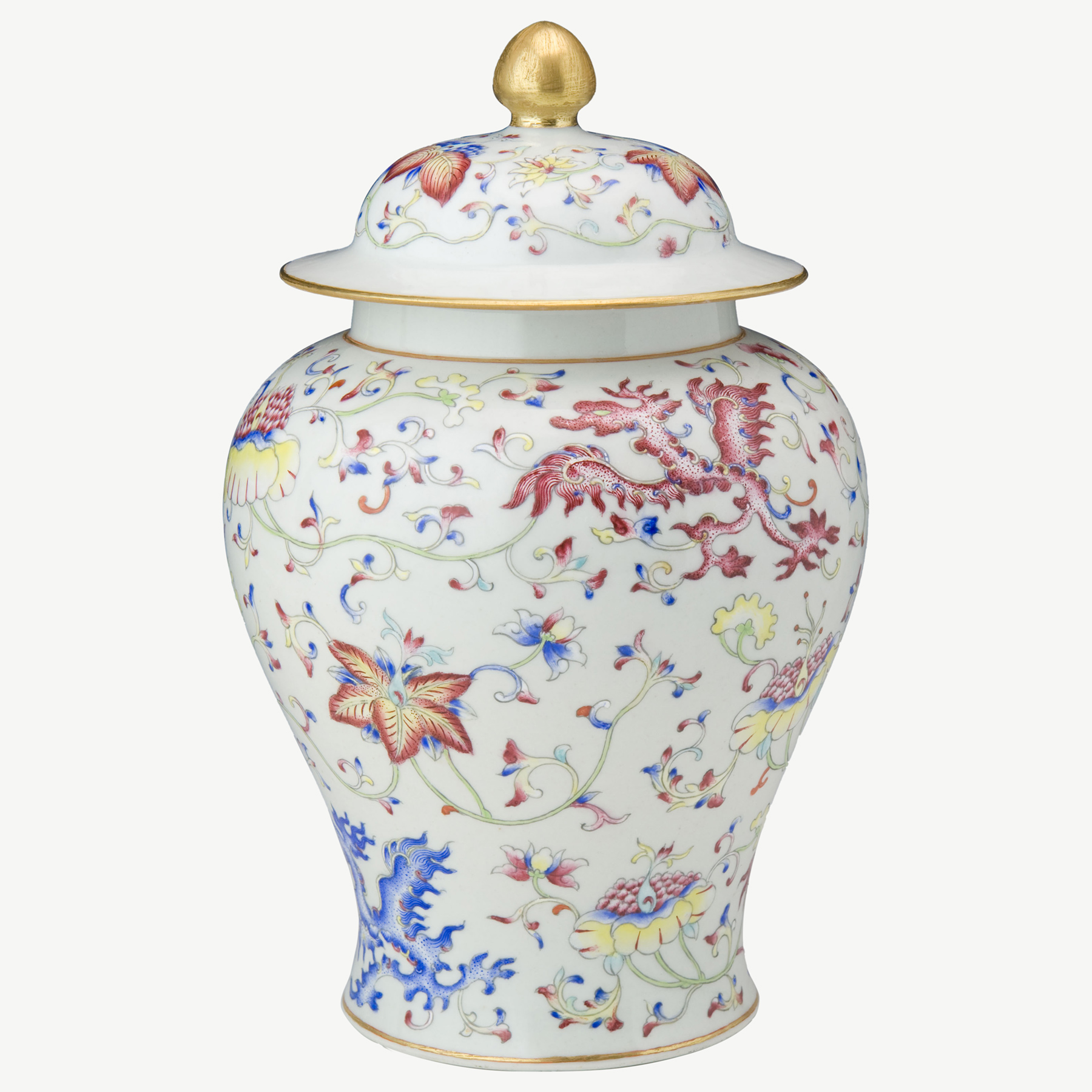 Phoenix Lotus Vase