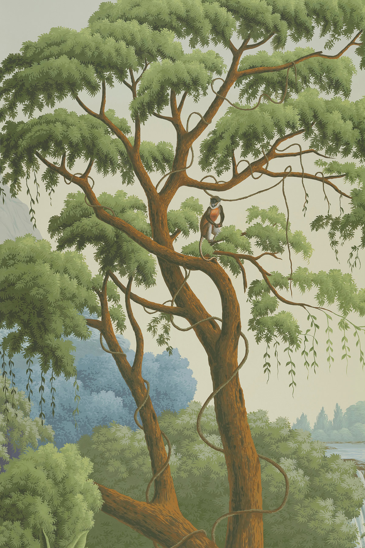 'African Savannah' in Eden colourway on scenic paper