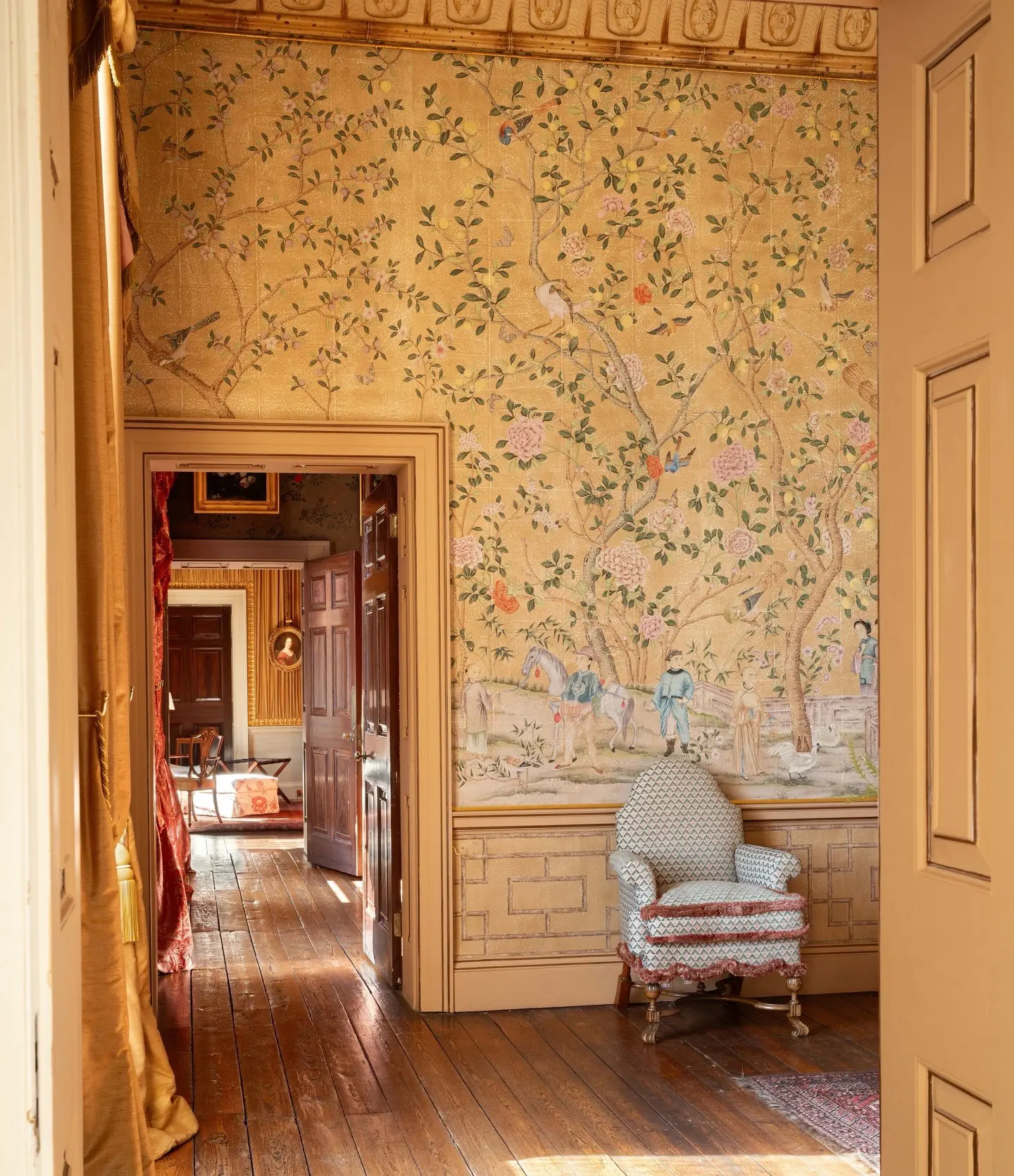 Standard colourway on Stone Ochre India tea paper