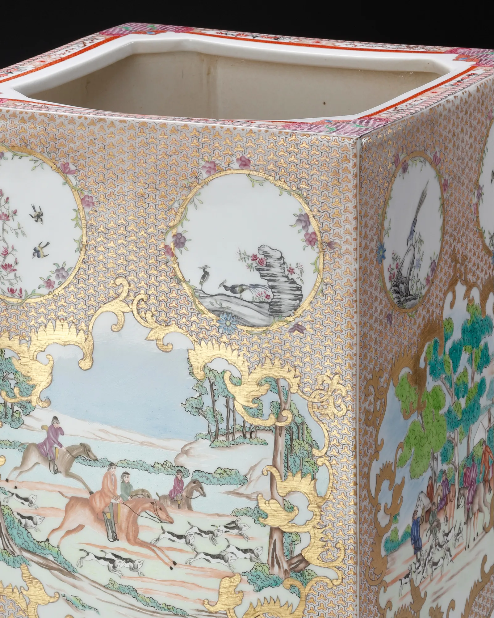 18TH CENTURY HUNTING SCENE