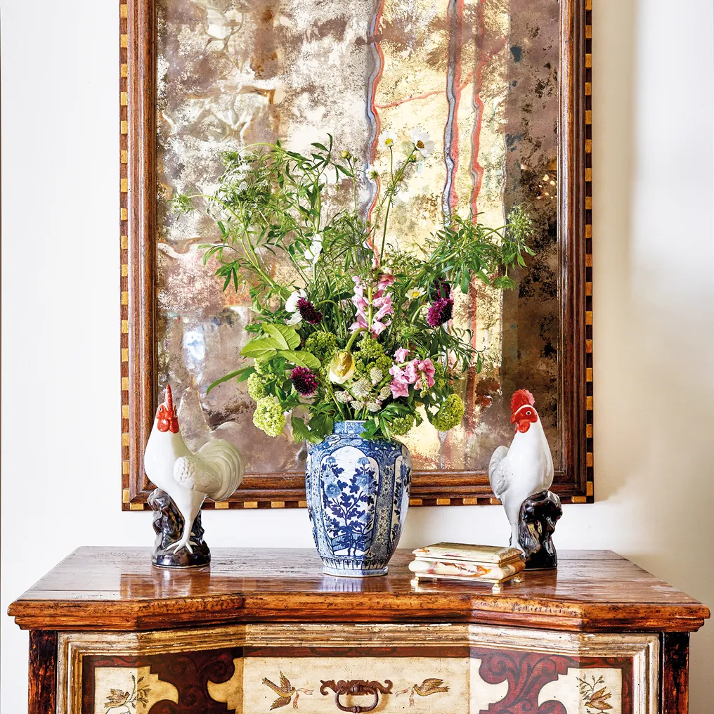 A PAIR OF 12” ROOSTERS