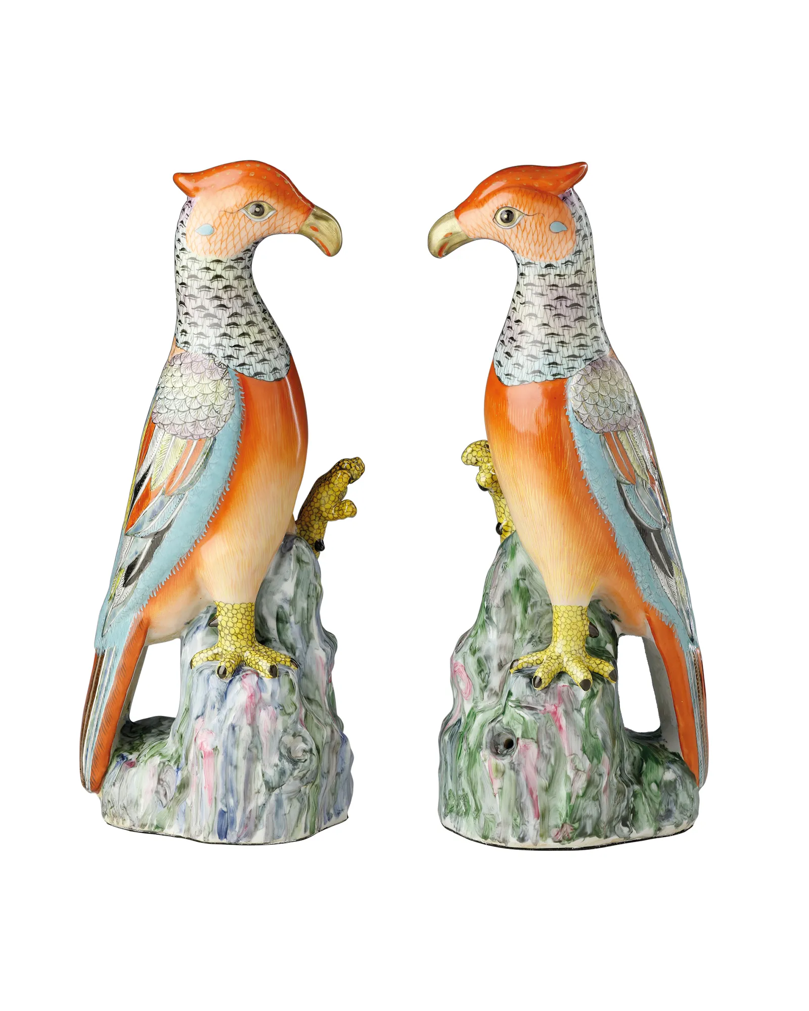 A PAIR OF 18” PARROTS