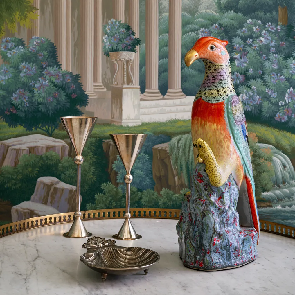 A PAIR OF 18” PARROTS