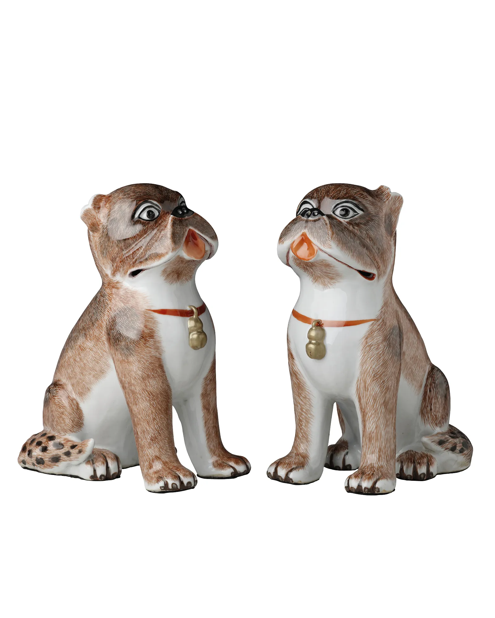A PAIR OF 11” PUGS
