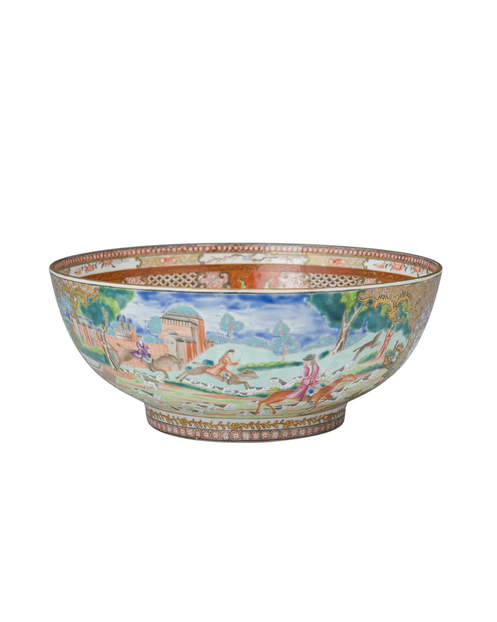 18TH CENTURY HUNTING SCENE