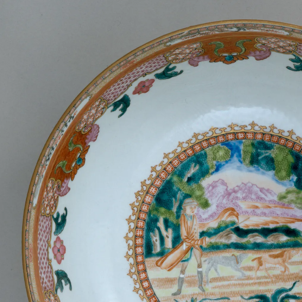 18TH CENTURY HUNTING SCENE