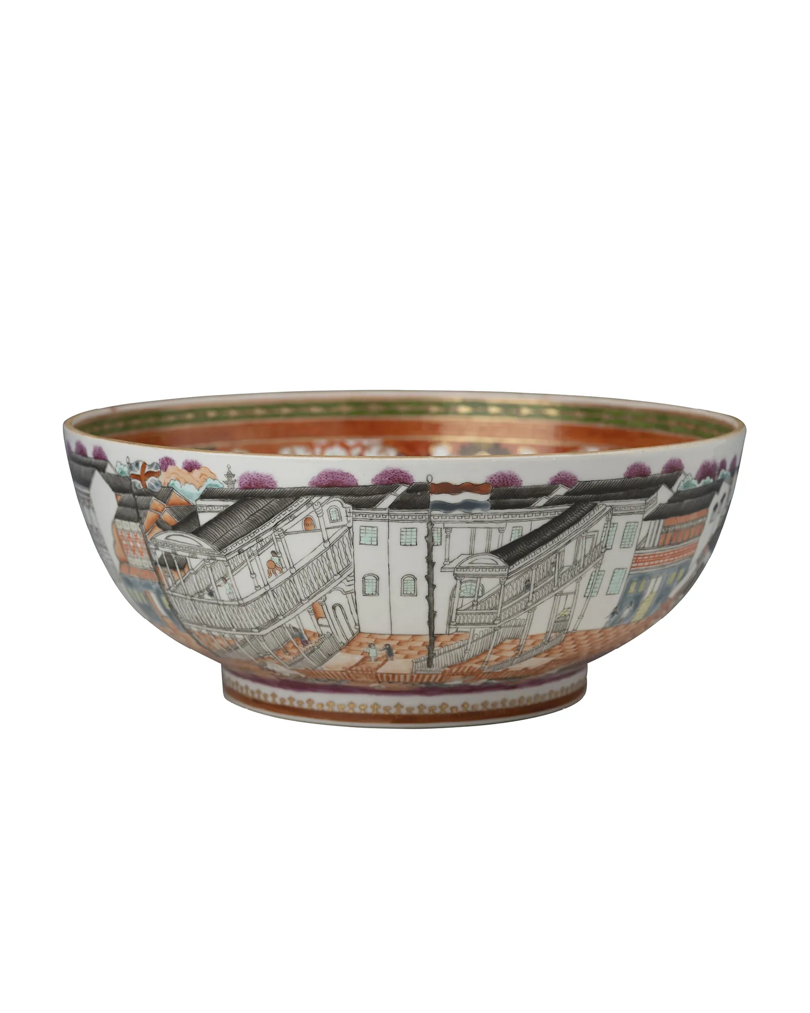 18TH CENTURY CANTON VIEW OF THE HONGS