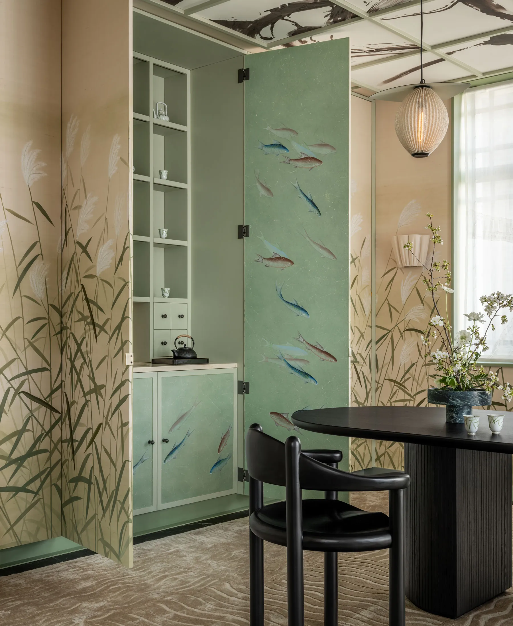 Colourway SC-295 on Bleached Silver slub silk