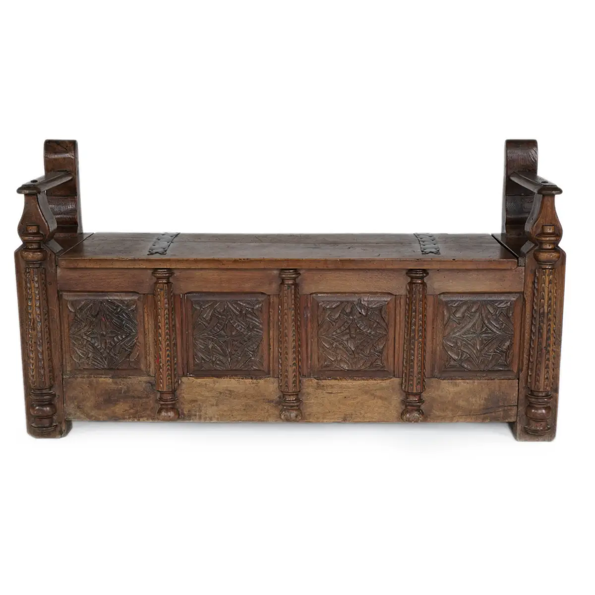 Carved Wooden bench