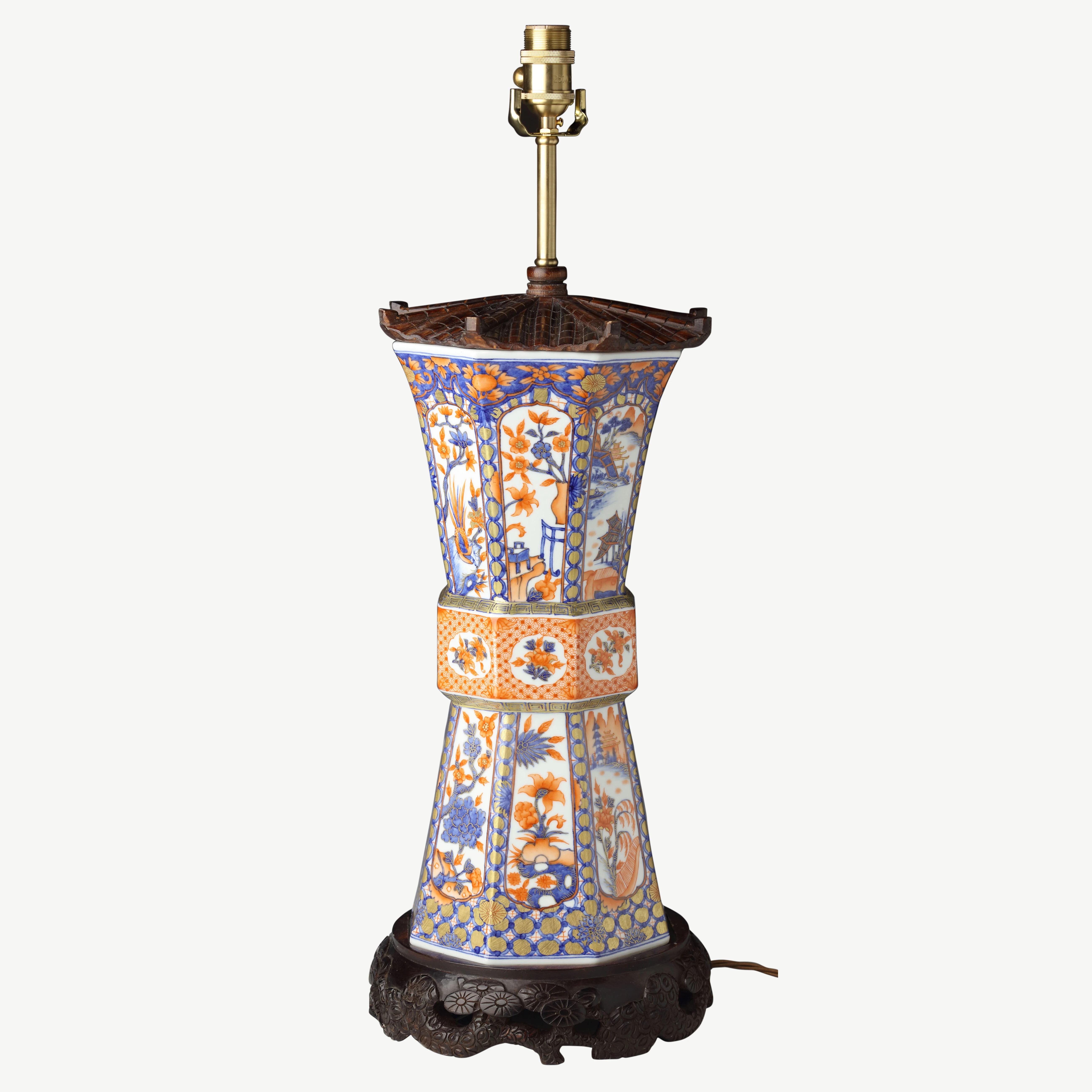 Octagonal Trumpet Lamp