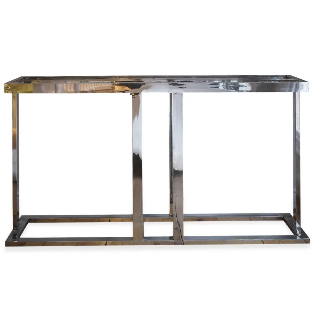 Silver Console Table