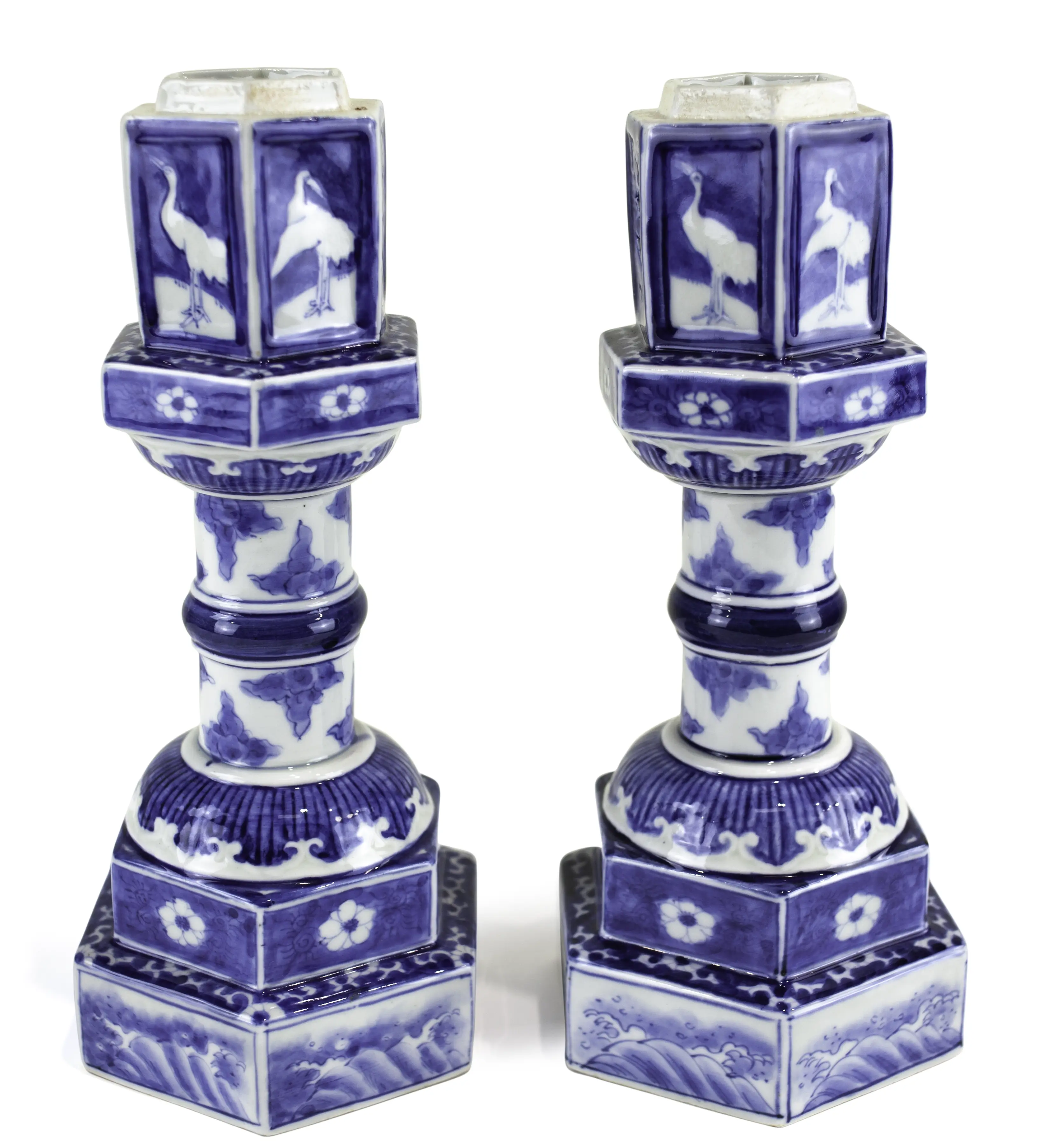 Pair of Ceramic Tealight Burners